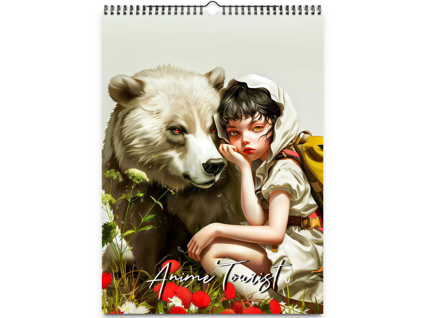 2026 Anime Tourist Wall Calendar by Kaleidoscope Artisan β Global Adventures with Holidays