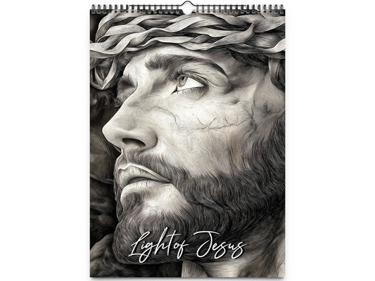 2026 Light of Jesus Wall Calendar by Kaleidoscope Artisan – Inspirational Christian Art with Holidays