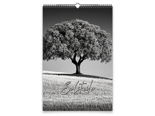 2027 Solitude Wall Calendar by Kaleidoscope Artisan – Peaceful Paths with Holidays