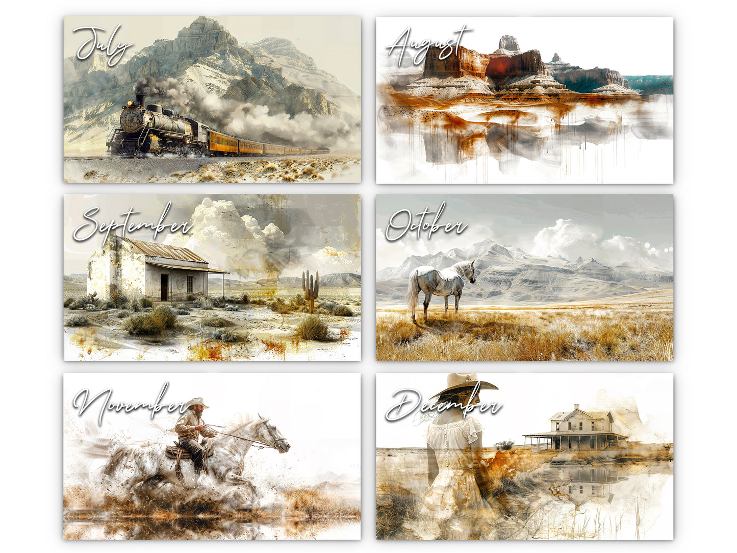 2026 Wild Frontier Wall Calendar by Kaleidoscope Artisan – Untamed Beauty