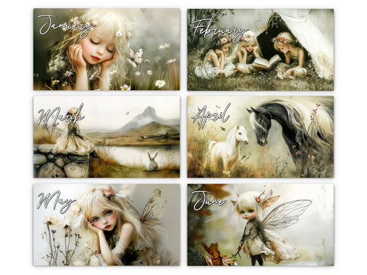 2027 Dreamlight Wall Calendar by Kaleidoscope Artisan – Whispers of Enchantment with Holidays