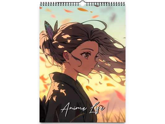 2026 Anime Life Wall Calendar by Kaleidoscope Artisan – A Year of Captivating Anime Art with Holidays