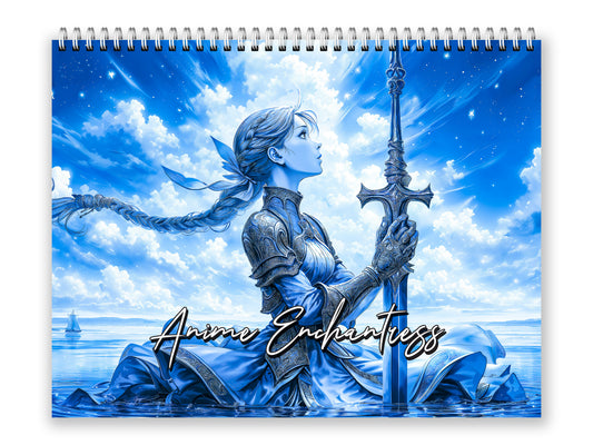 2027 Anime Enchantress Wall Calendar by Kaleidoscope Artisan – Fantasy Anime Art with Holidays