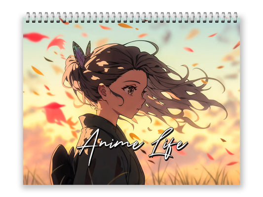 2027 Anime Life Wall Calendar by Kaleidoscope Artisan – A Year of Captivating Anime Art with Holidays
