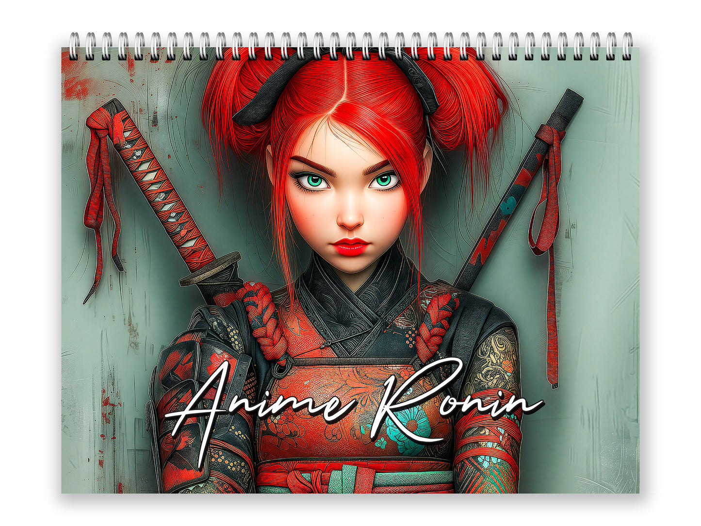 2027 Anime Ronin Wall Calendar by Kaleidoscope Artisan – Warrior Spirit with Holidays