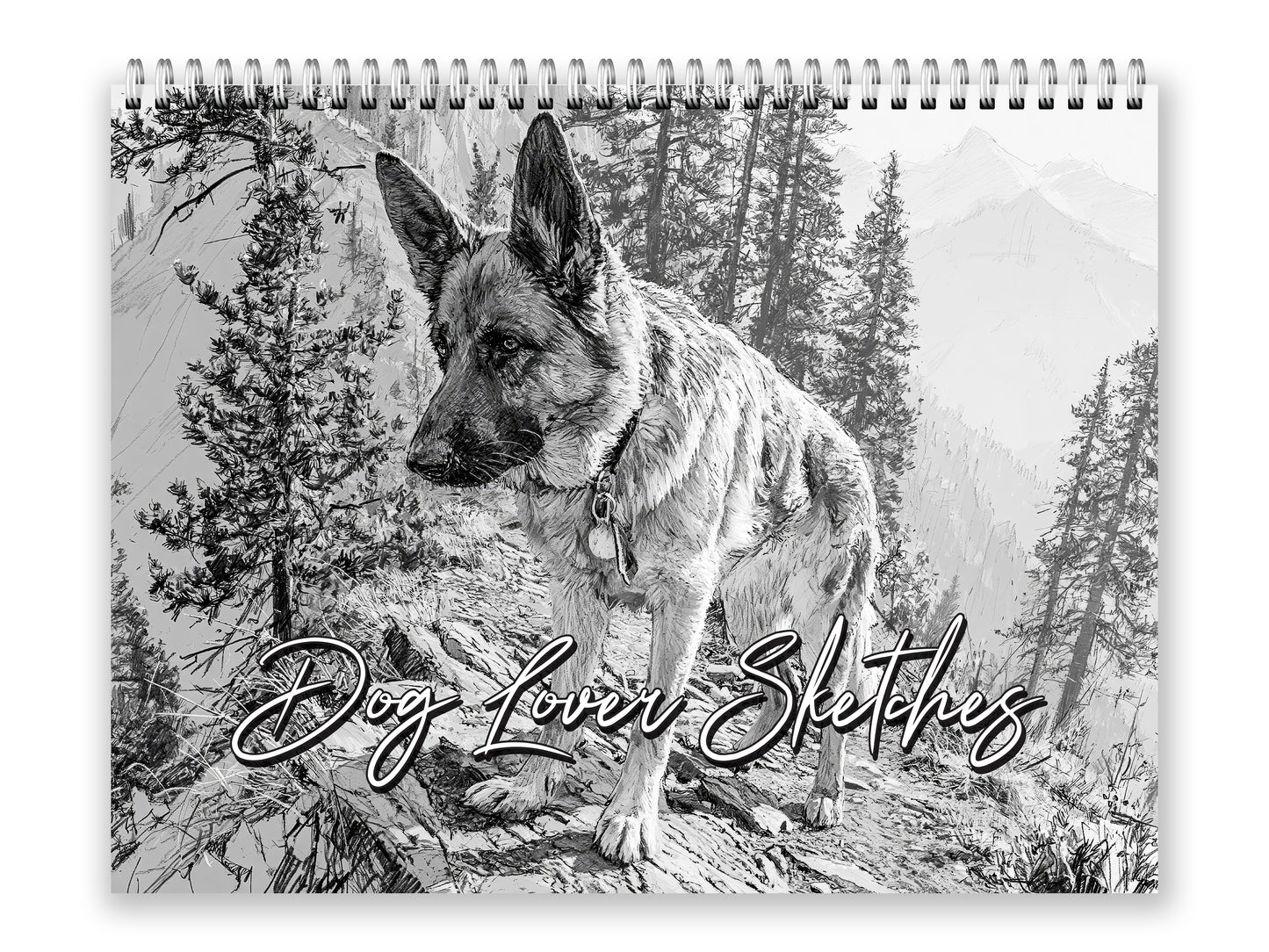 2027 Dog Lover Sketches Wall Calendar by Kaleidoscope Artisan – Faithful Companions with Holidays