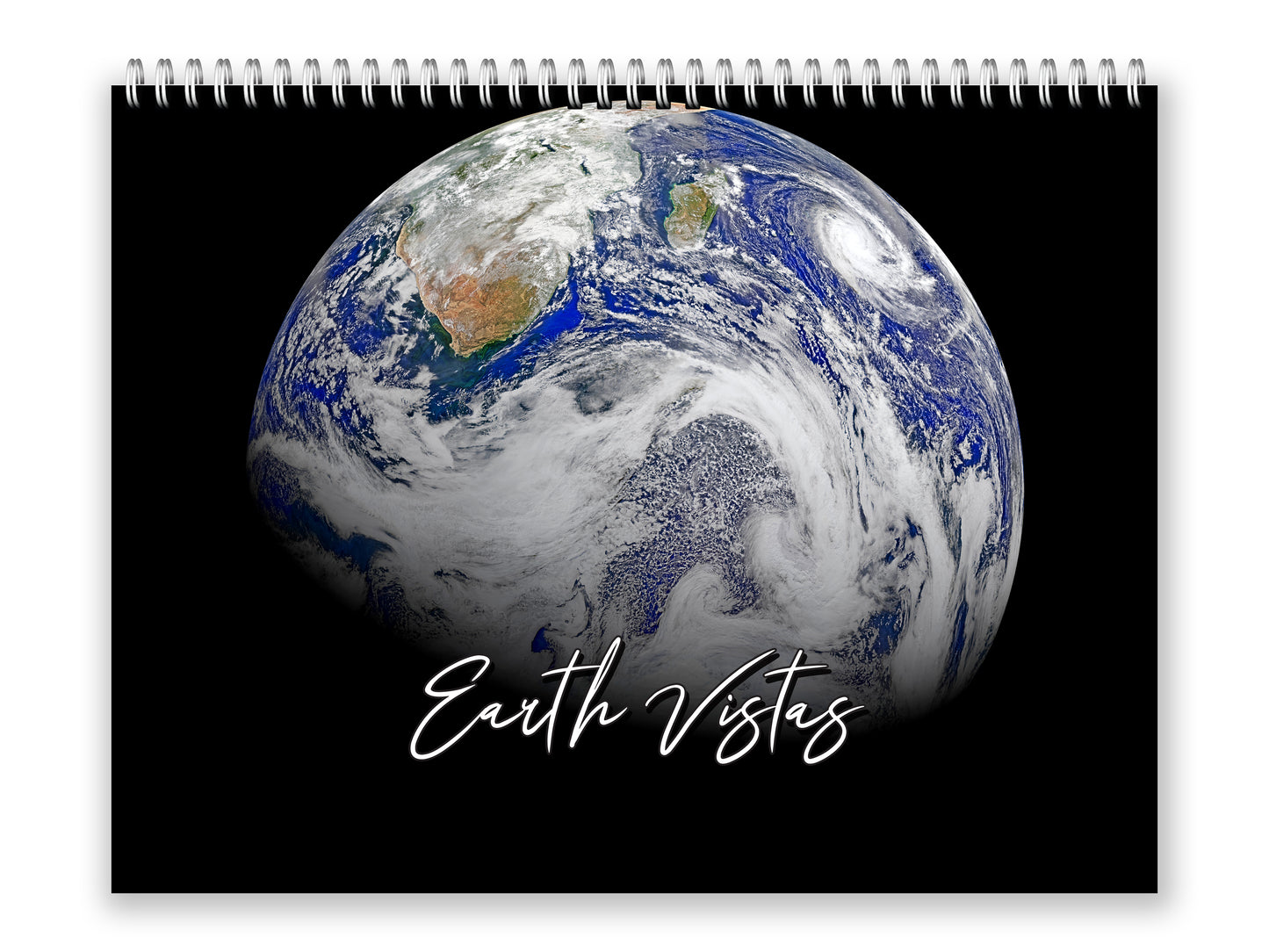 Earth Vistas Photography 2027 wall calendar front cover wall calendar mockup