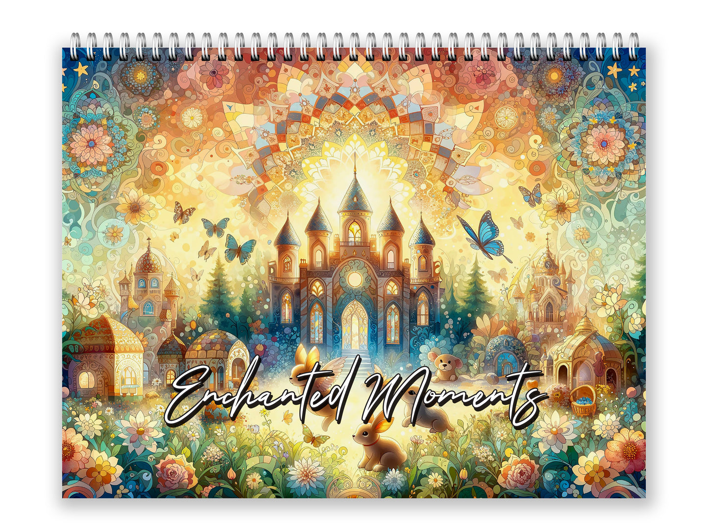 Enchanted Moments 2027 wall calendar front cover wall calendar mockup