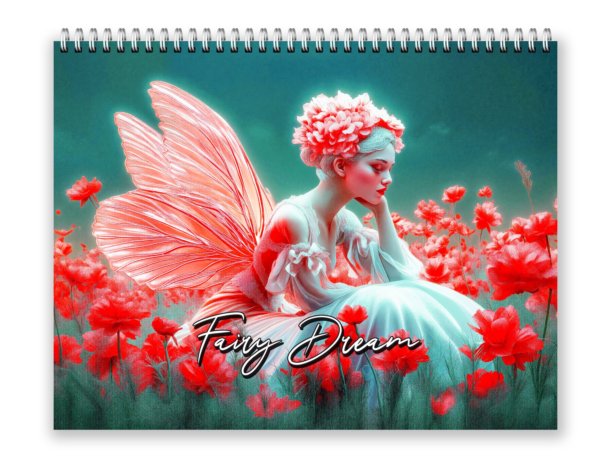 Fairy Dream 2027 wall calendar front cover wall calendar mockup
