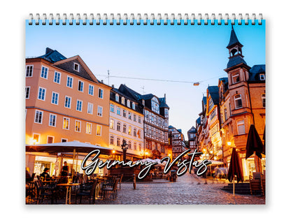 Germany Vistas Photography 2027 wall calendar front cover wall calendar mockup