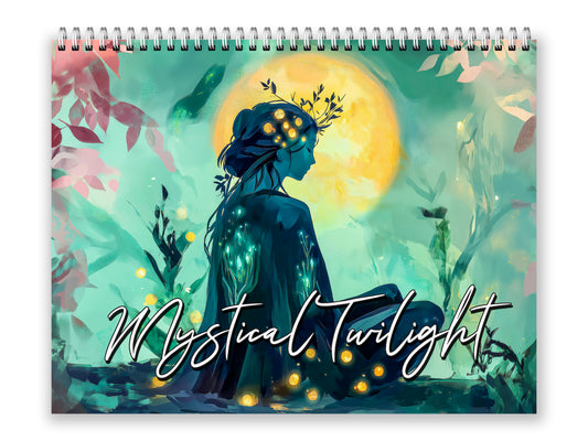 2027 Mystical Twilight Wall Calendar by Kaleidoscope Artisan – Enchanting Dreamscapes with Holidays