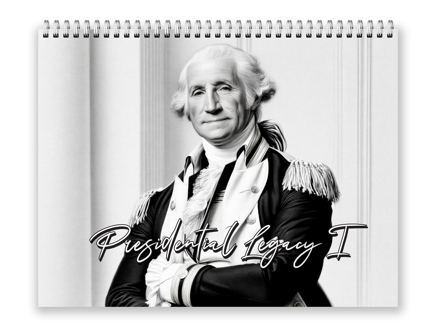 Presidential Legacy I 2027 wall calendar front cover wall calendar mockup