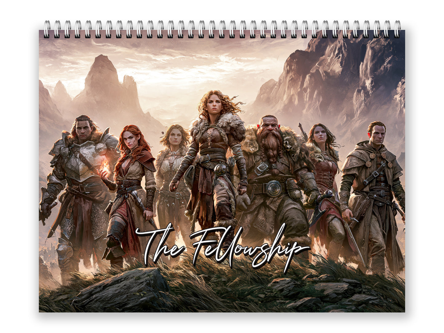 2027 The Fellowship Wall Calendar by Kaleidoscope Artisan – Grand Adventure with Holidays