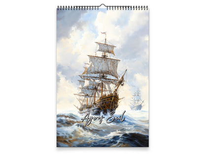 Age of Sail 2027 wall calendar portrait cover view