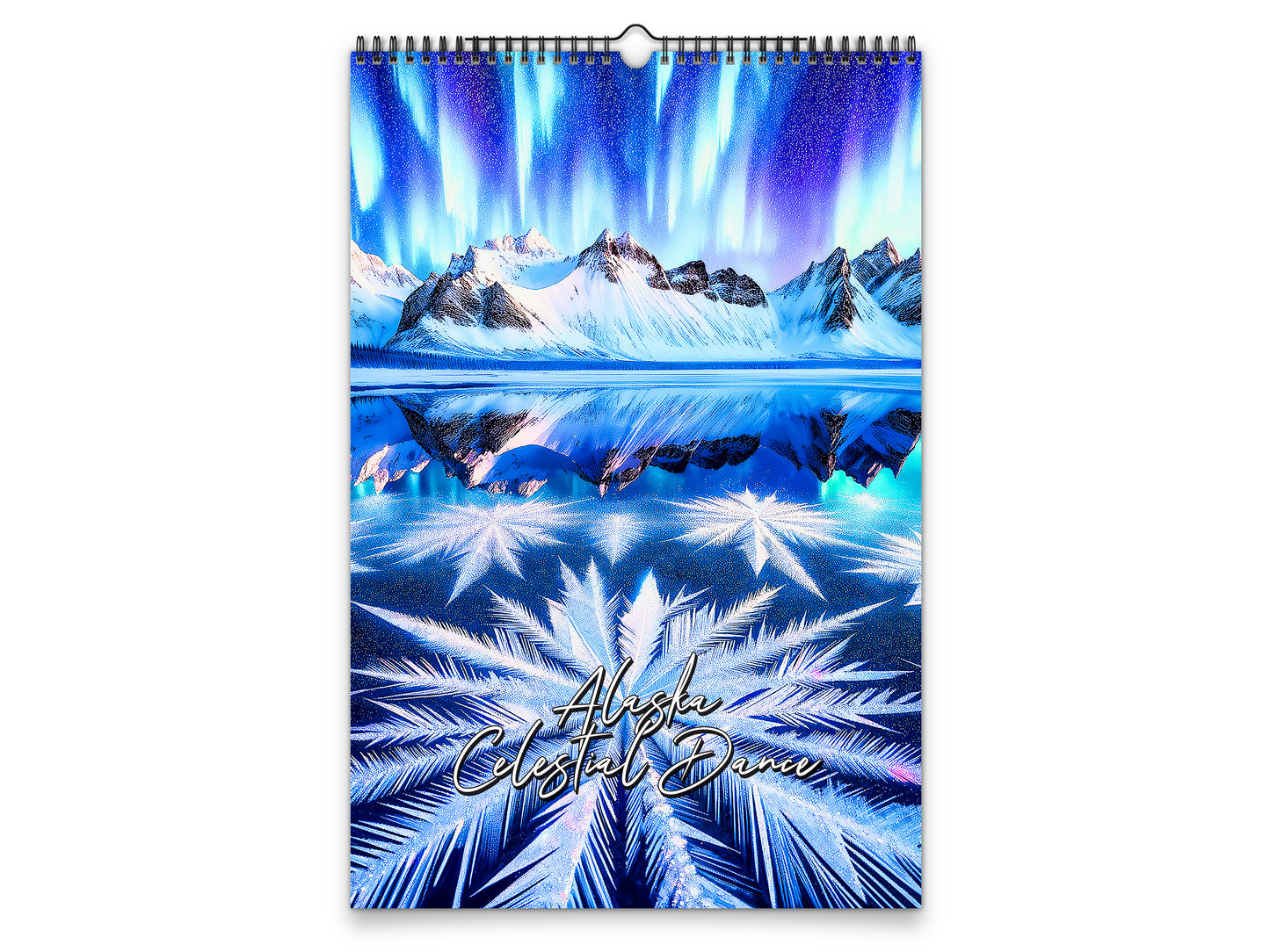 Alaska Celestial Dance 2027 wall calendar portrait cover view