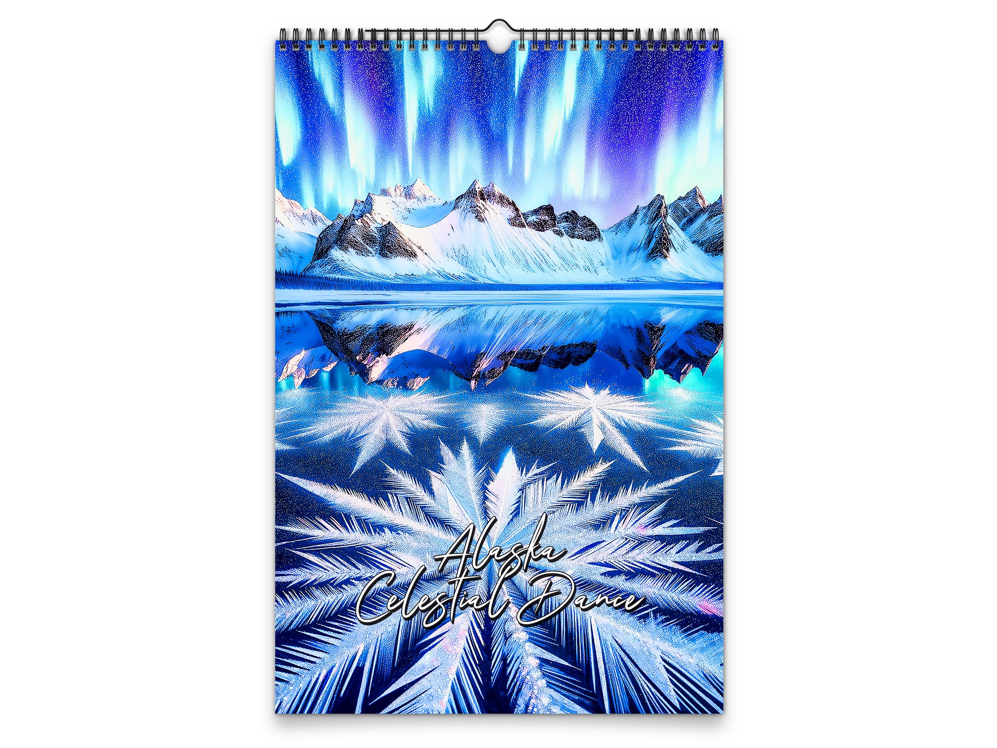 Alaska Celestial Dance 2027 wall calendar portrait cover view