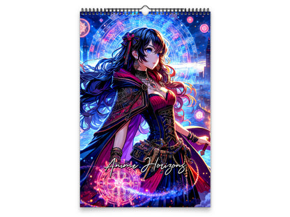 Anime Horizons 2027 wall calendar portrait cover view