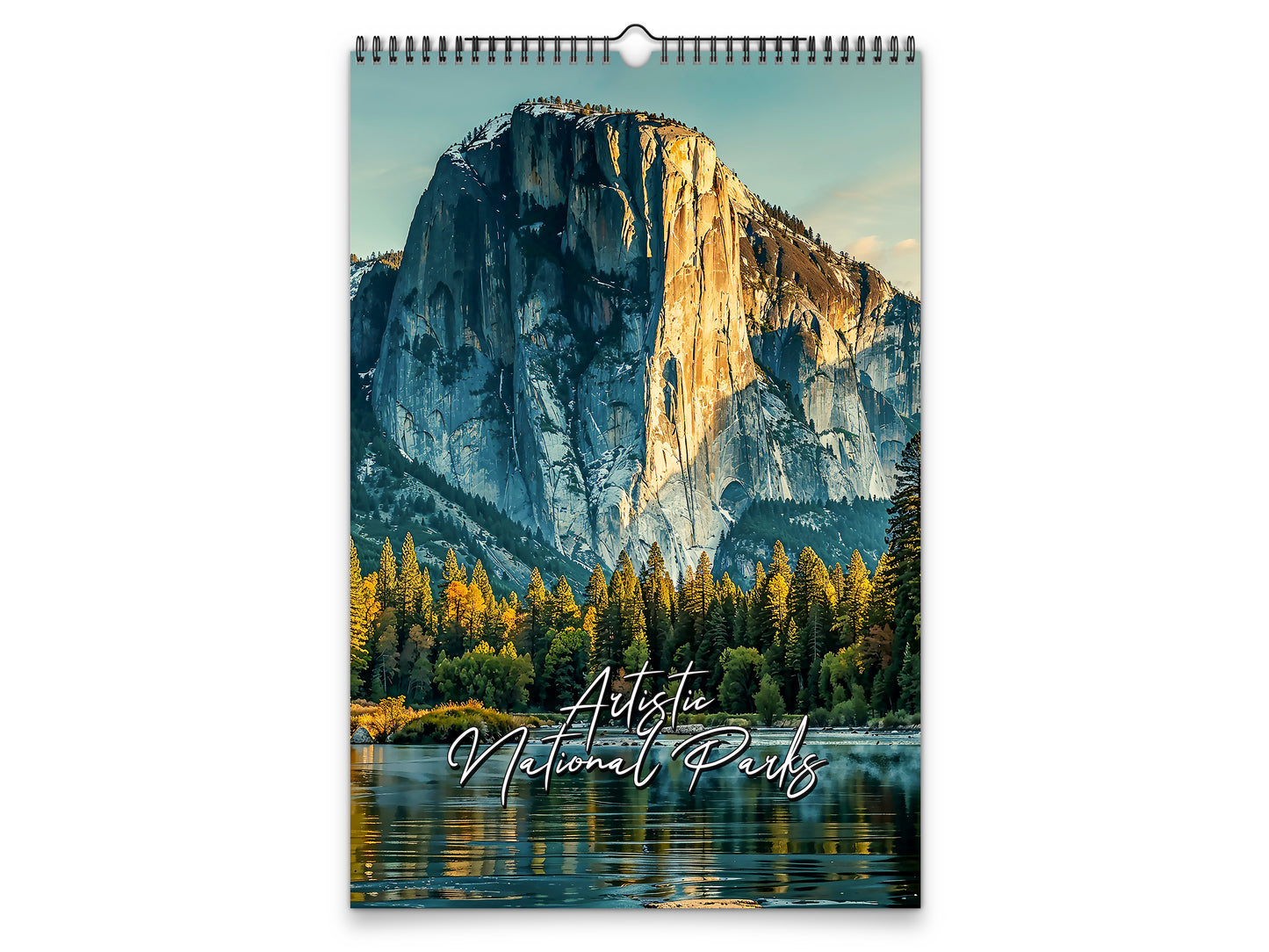 Artistic National Parks 2027 wall calendar portrait cover view
