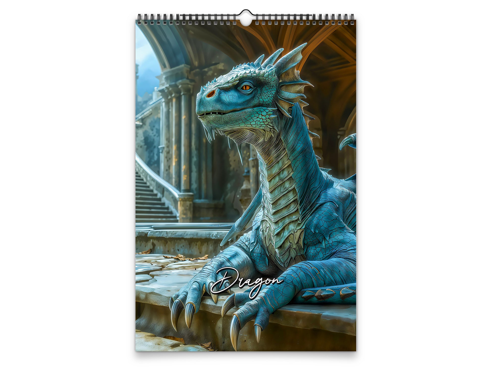 Dragon 2027 wall calendar portrait cover view