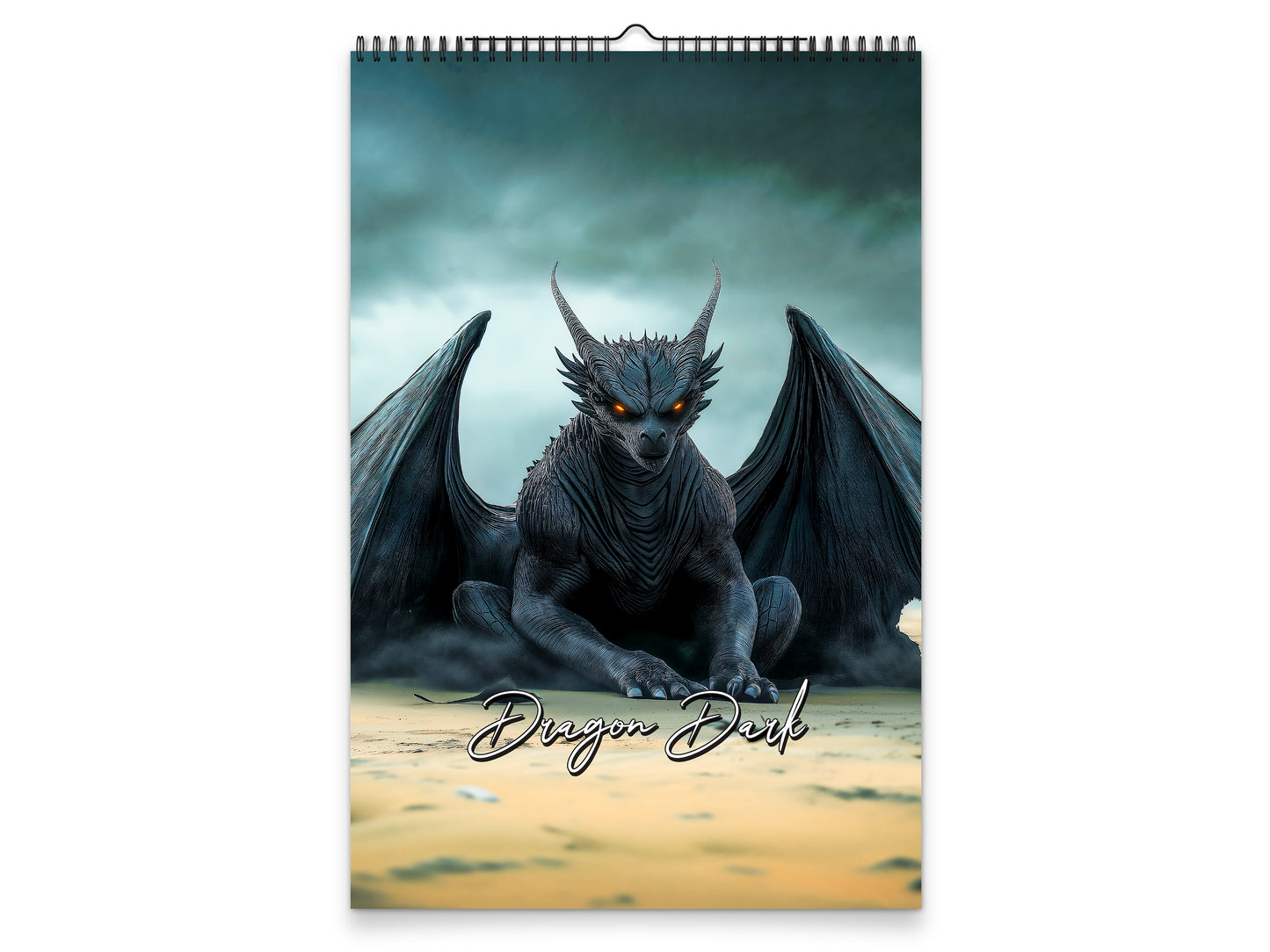 Dragon Dark 2027 wall calendar portrait cover view