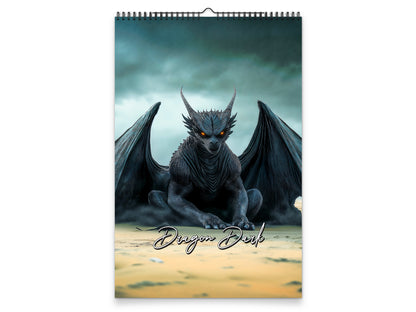 Dragon Dark 2027 wall calendar portrait cover view
