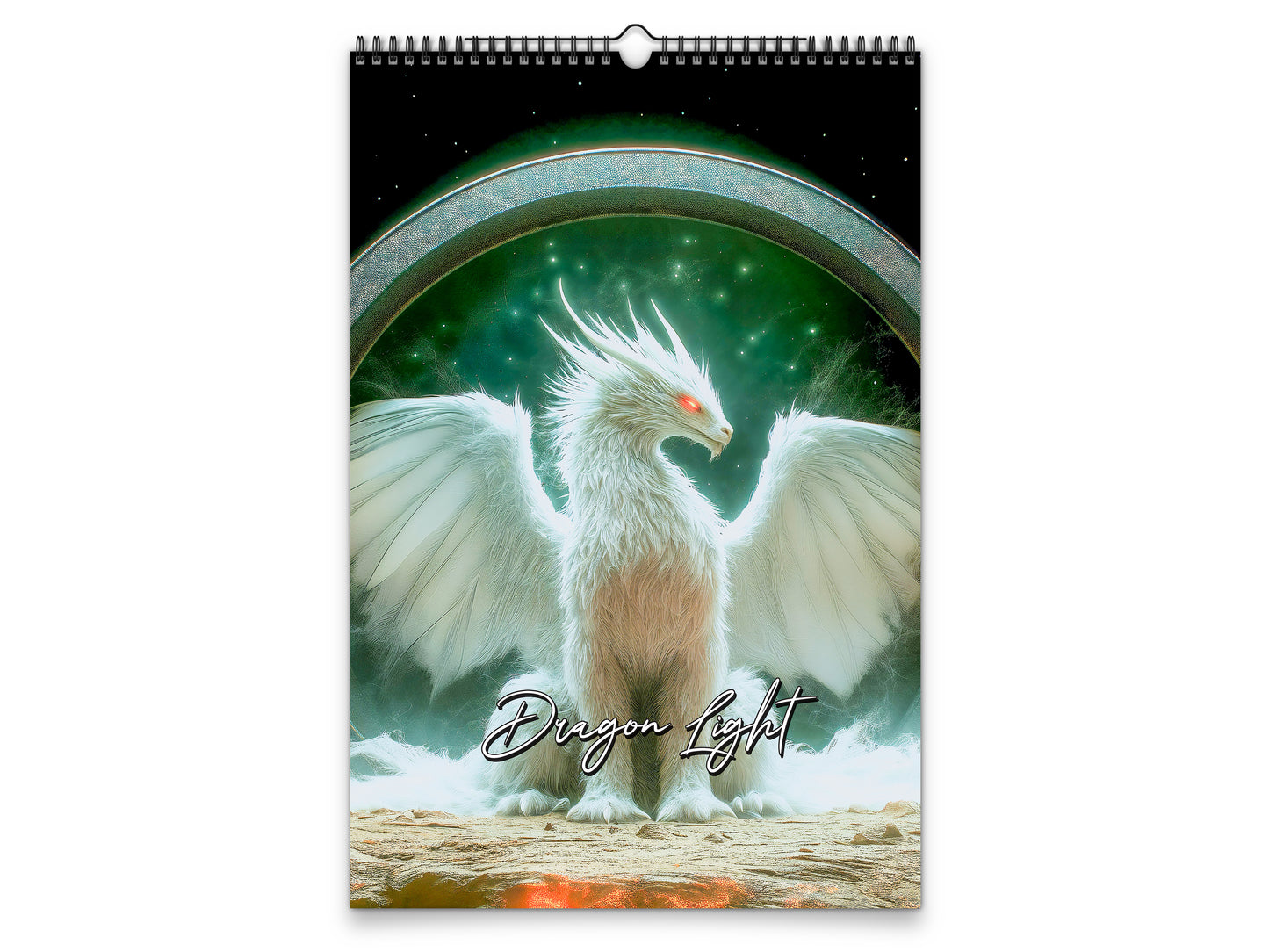 Dragon Light 2027 wall calendar portrait cover view