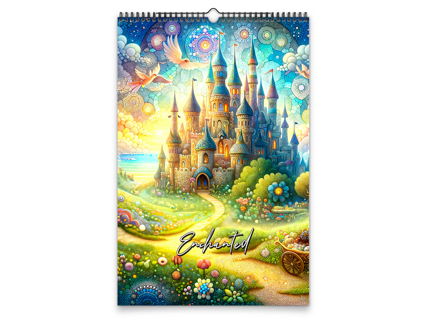 Enchanted 2027 wall calendar portrait cover view