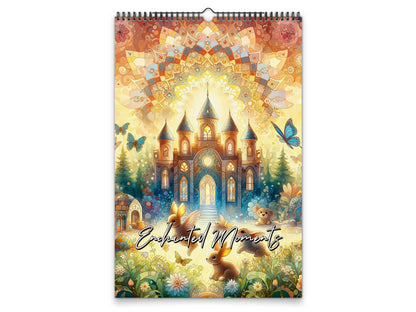 Enchanted Moments 2027 wall calendar portrait cover view