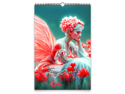 Fairy Dream 2027 wall calendar portrait cover view