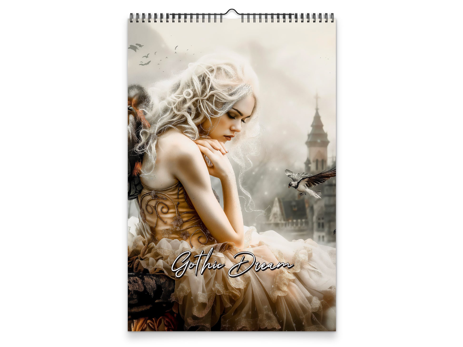 Gothic Dream 2027 wall calendar portrait cover view