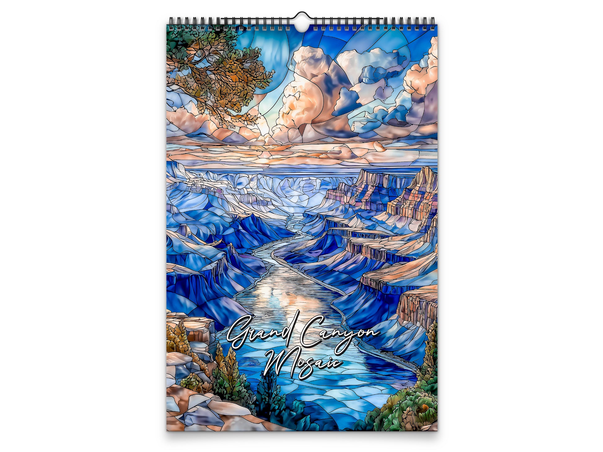 Grand Canyon Mosaic 2027 wall calendar portrait cover view