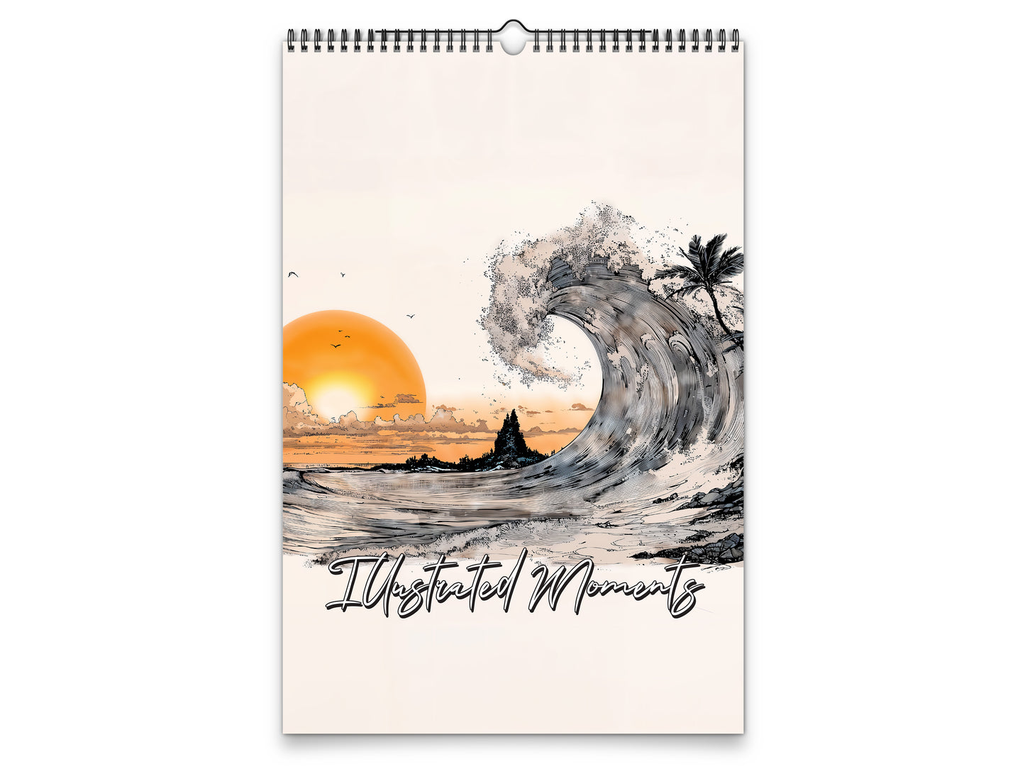 Illustrated Moments 2027 wall calendar portrait cover view