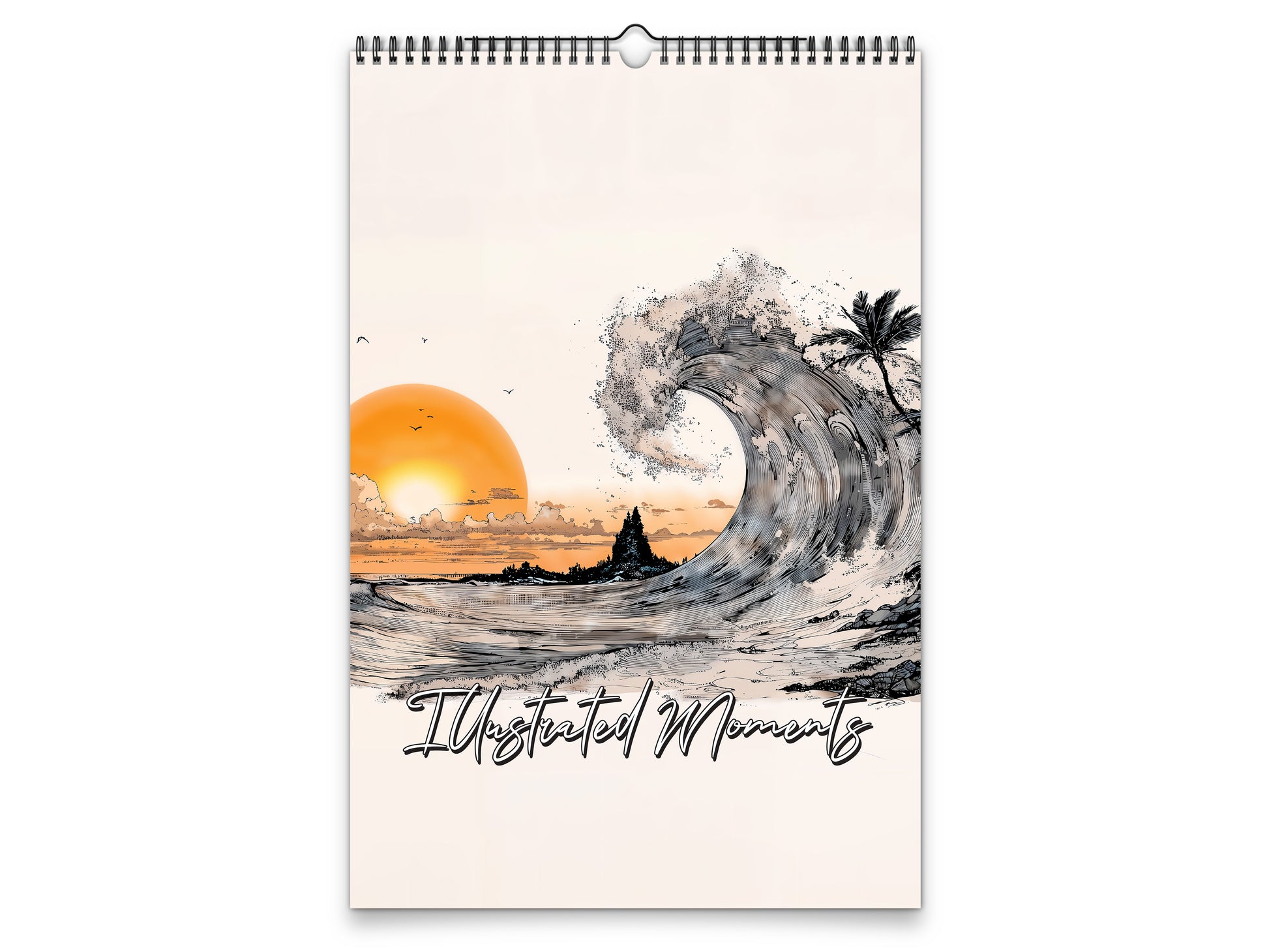 Illustrated Moments 2027 wall calendar portrait cover view