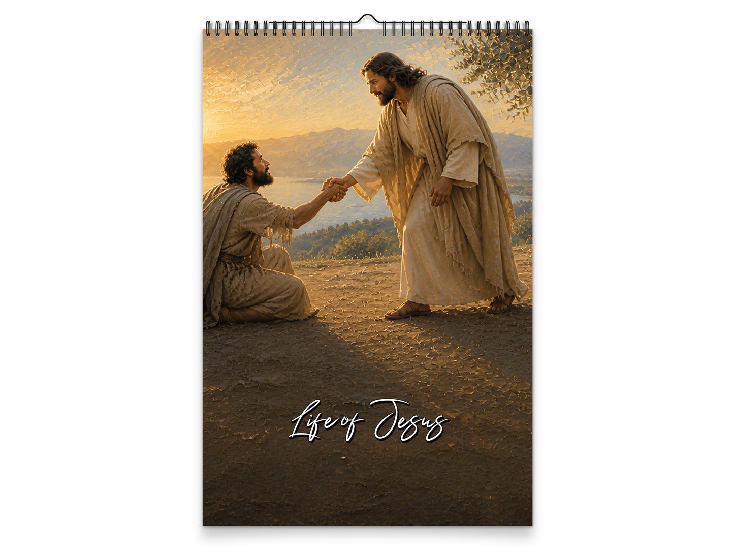Life of Jesus 2027 wall calendar portrait cover view