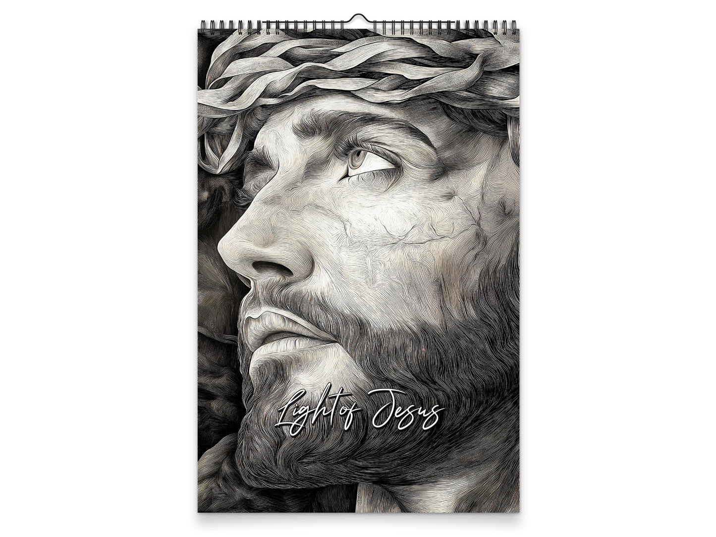 Light of Jesus 2027 wall calendar portrait cover view