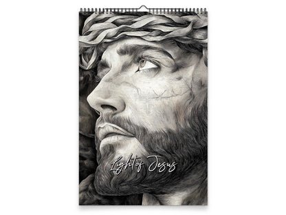 Light of Jesus 2027 wall calendar portrait cover view