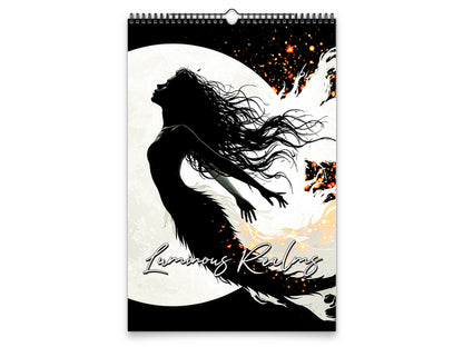 2027 Luminous Realms Wall Calendar by Kaleidoscope Artisan – Enchanted Fantasy with Holidays
