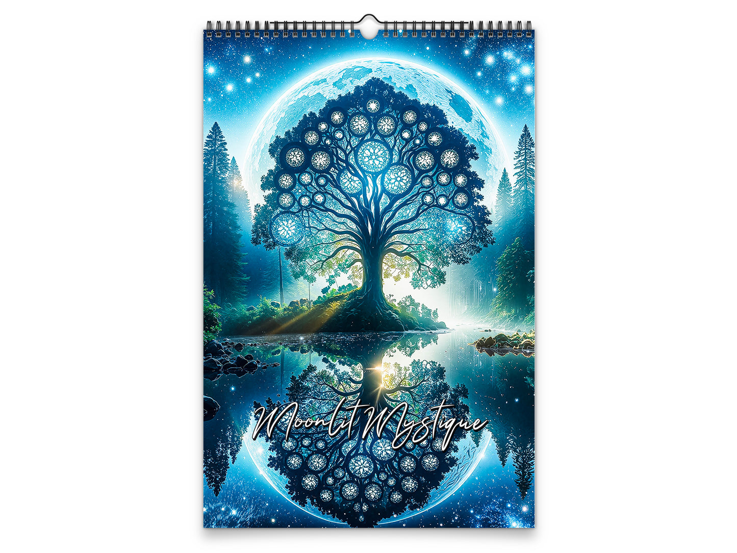 Moonlit Mystique 2027 wall calendar portrait cover view