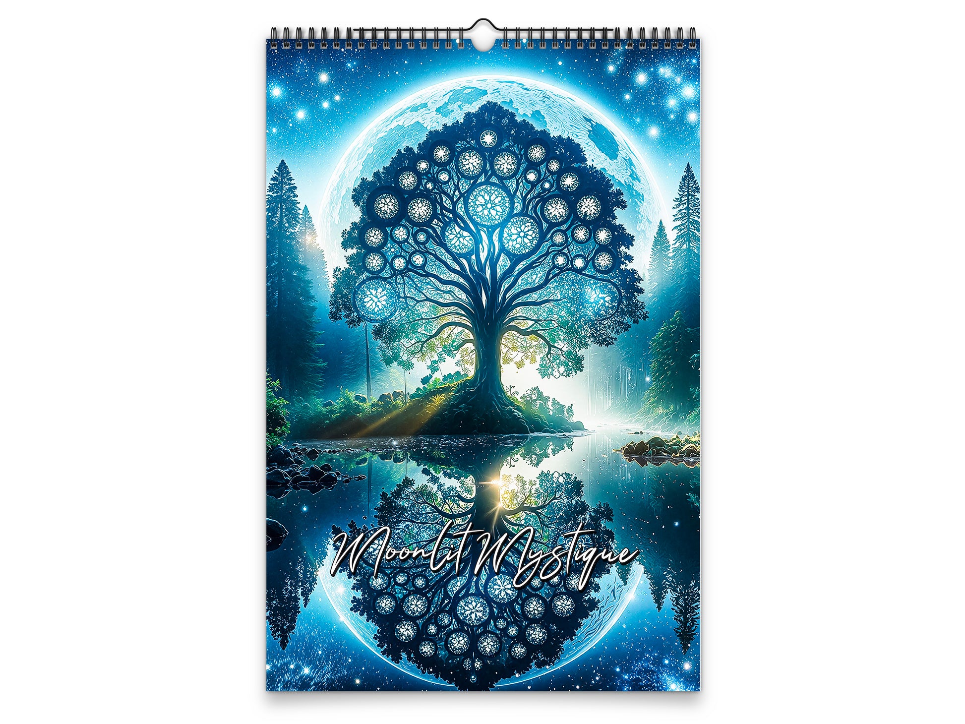 Moonlit Mystique 2027 wall calendar portrait cover view