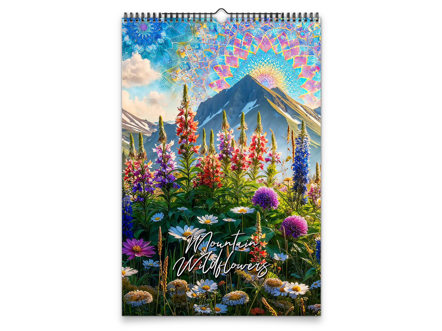 Mountain Wildflowers 2027 wall calendar portrait cover view