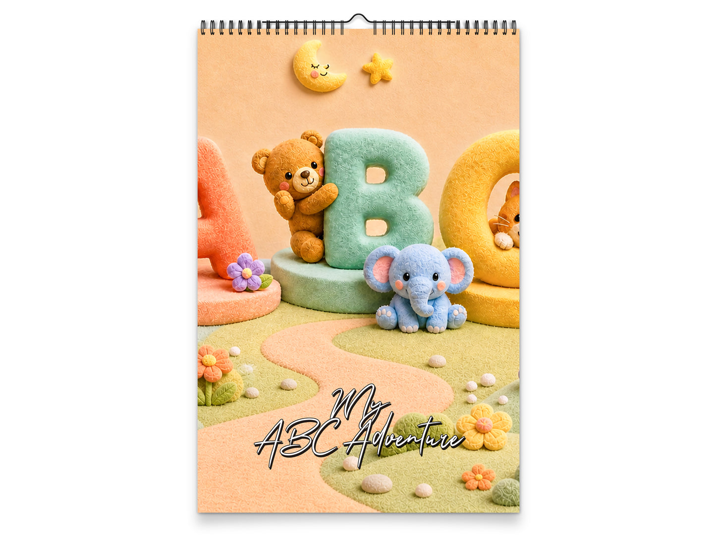 My ABC Adventure by Kaleidoscope Artisan - Playful Learning with Holidays 2027 wall calendar portrait cover view