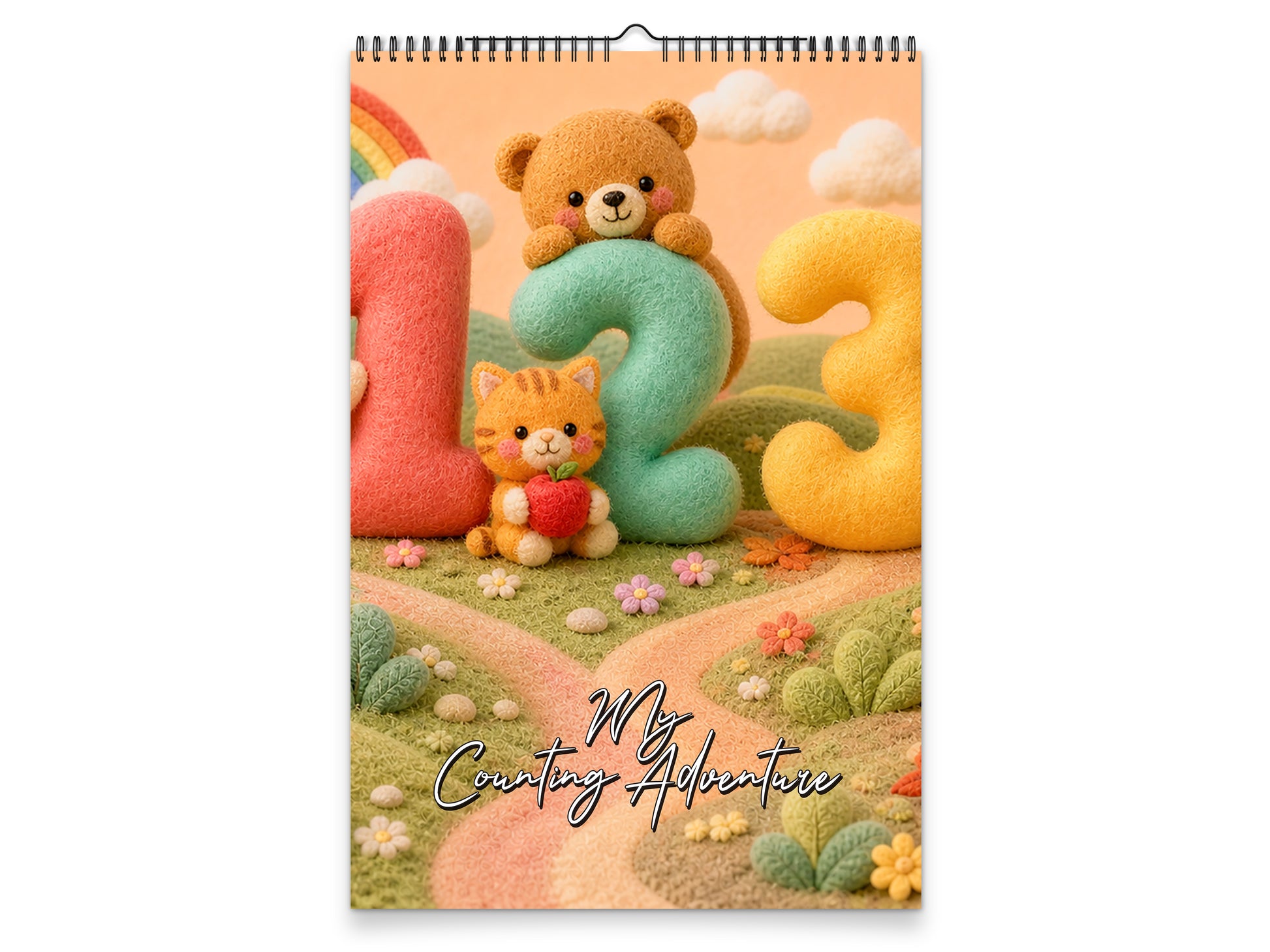 My Counting Adventure by Kaleidoscope Artisan - Playful Learning with Holidays 2027 wall calendar portrait cover view