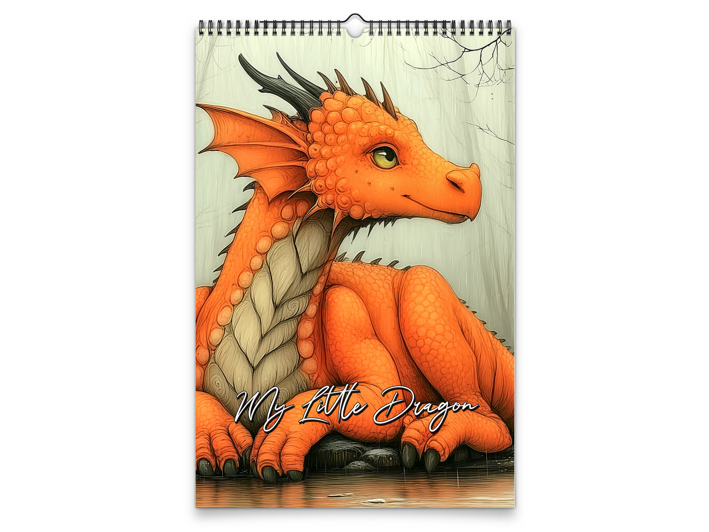 My Little Dragon 2027 wall calendar portrait cover view