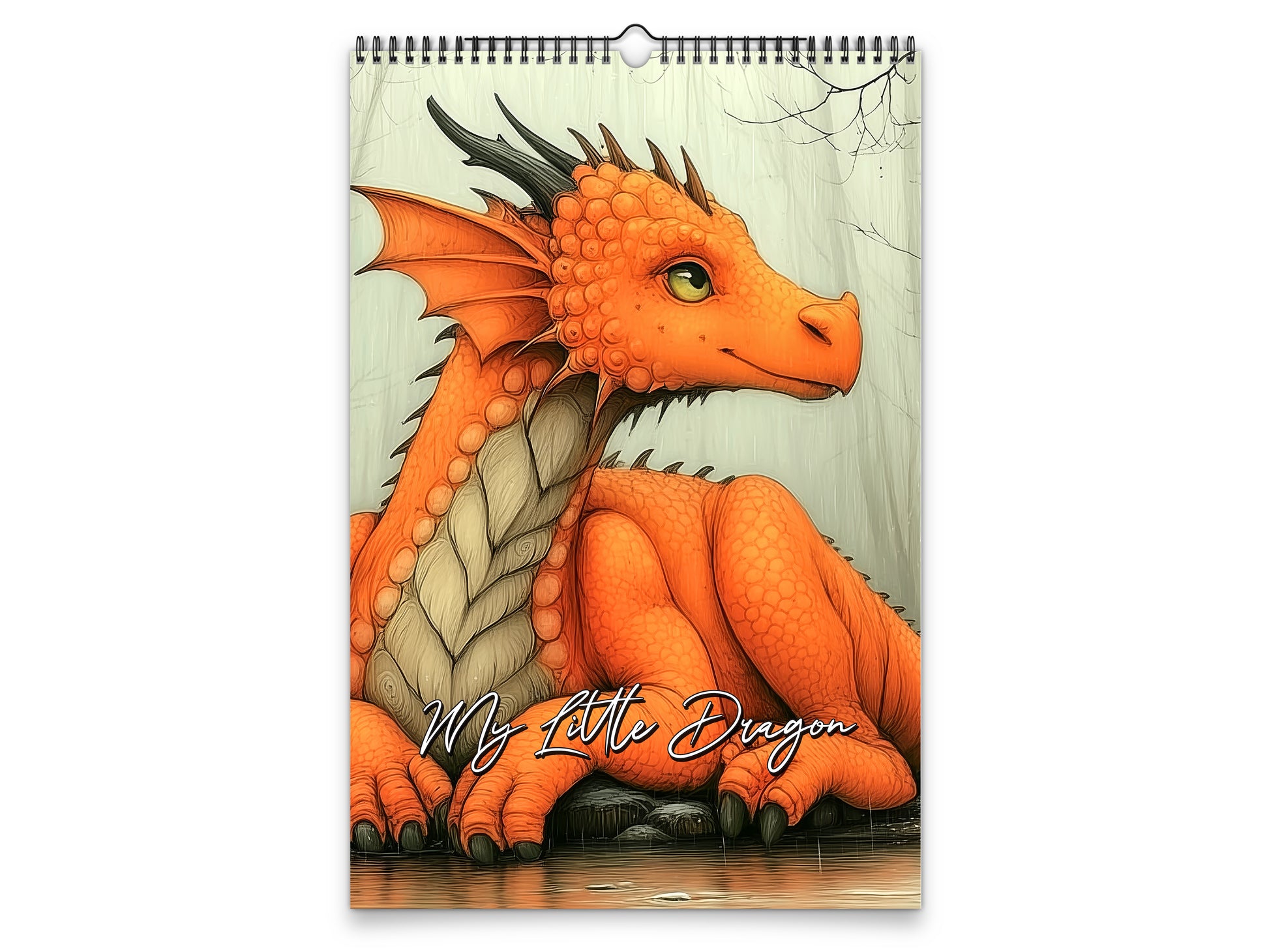 My Little Dragon 2027 wall calendar portrait cover view