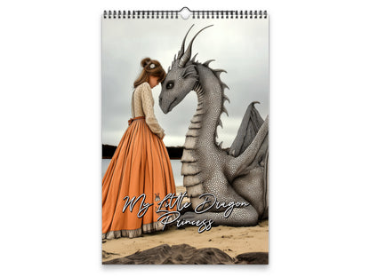 My Little Dragon Princess 2027 wall calendar portrait cover view