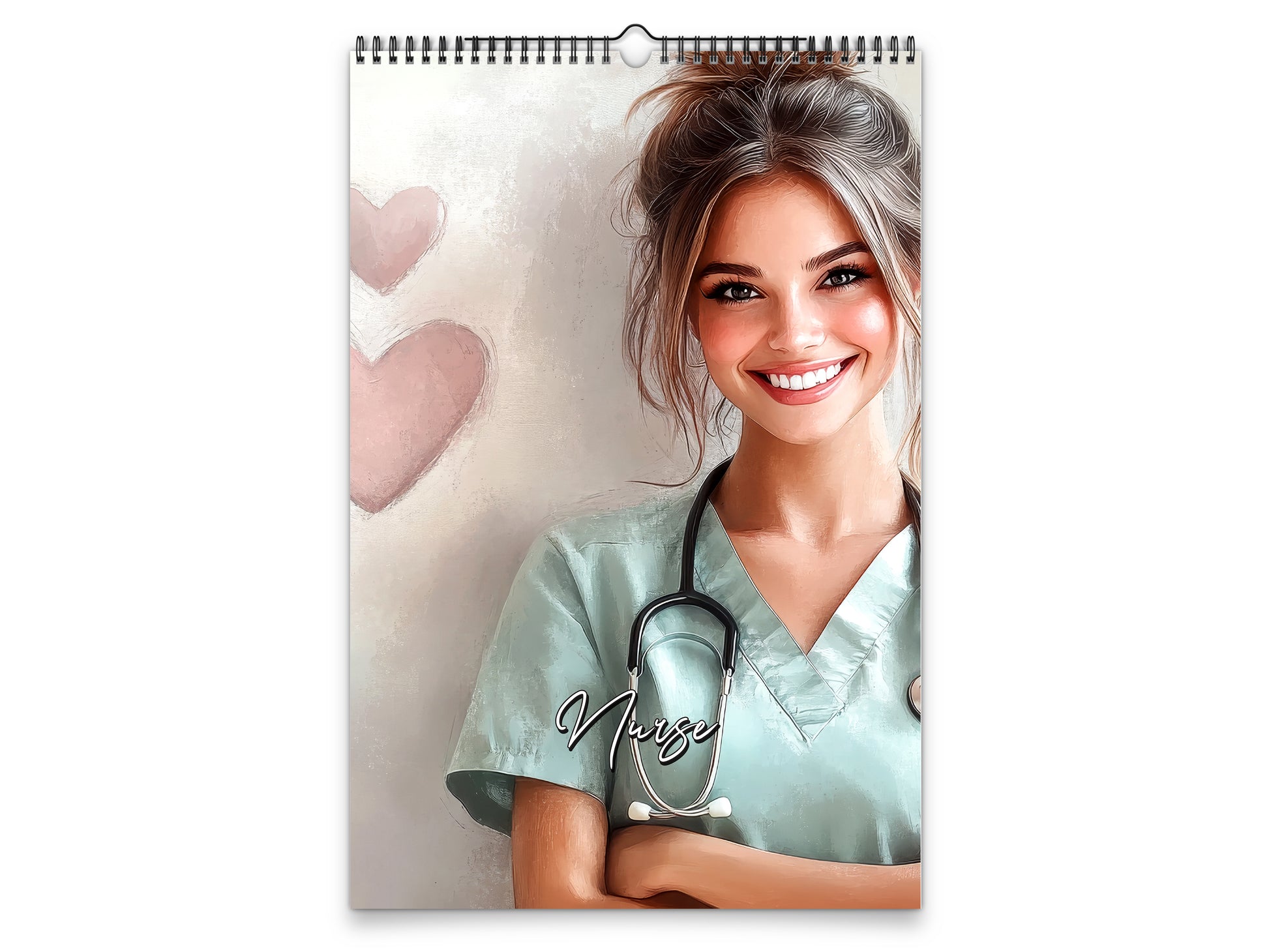 Nurse 2027 wall calendar portrait cover view