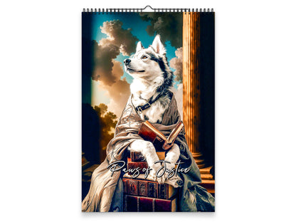 Paws of Justice 2027 wall calendar portrait cover view