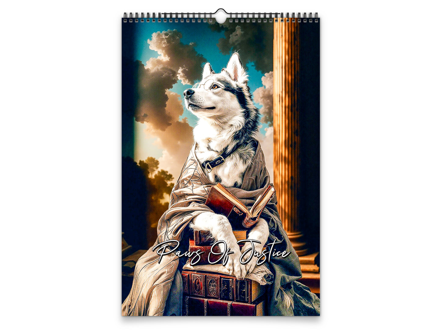 Paws of Justice 2027 wall calendar portrait cover view