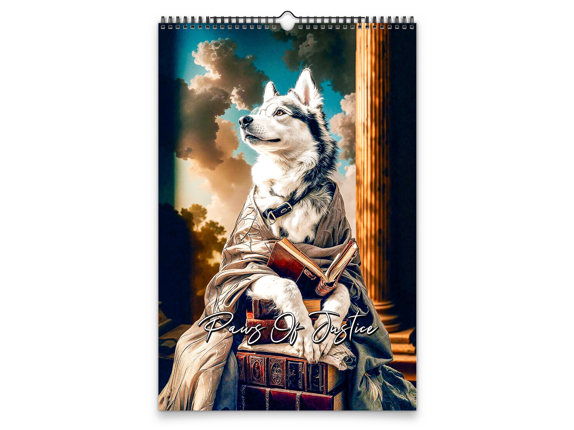 Paws of Justice 2027 wall calendar portrait cover view
