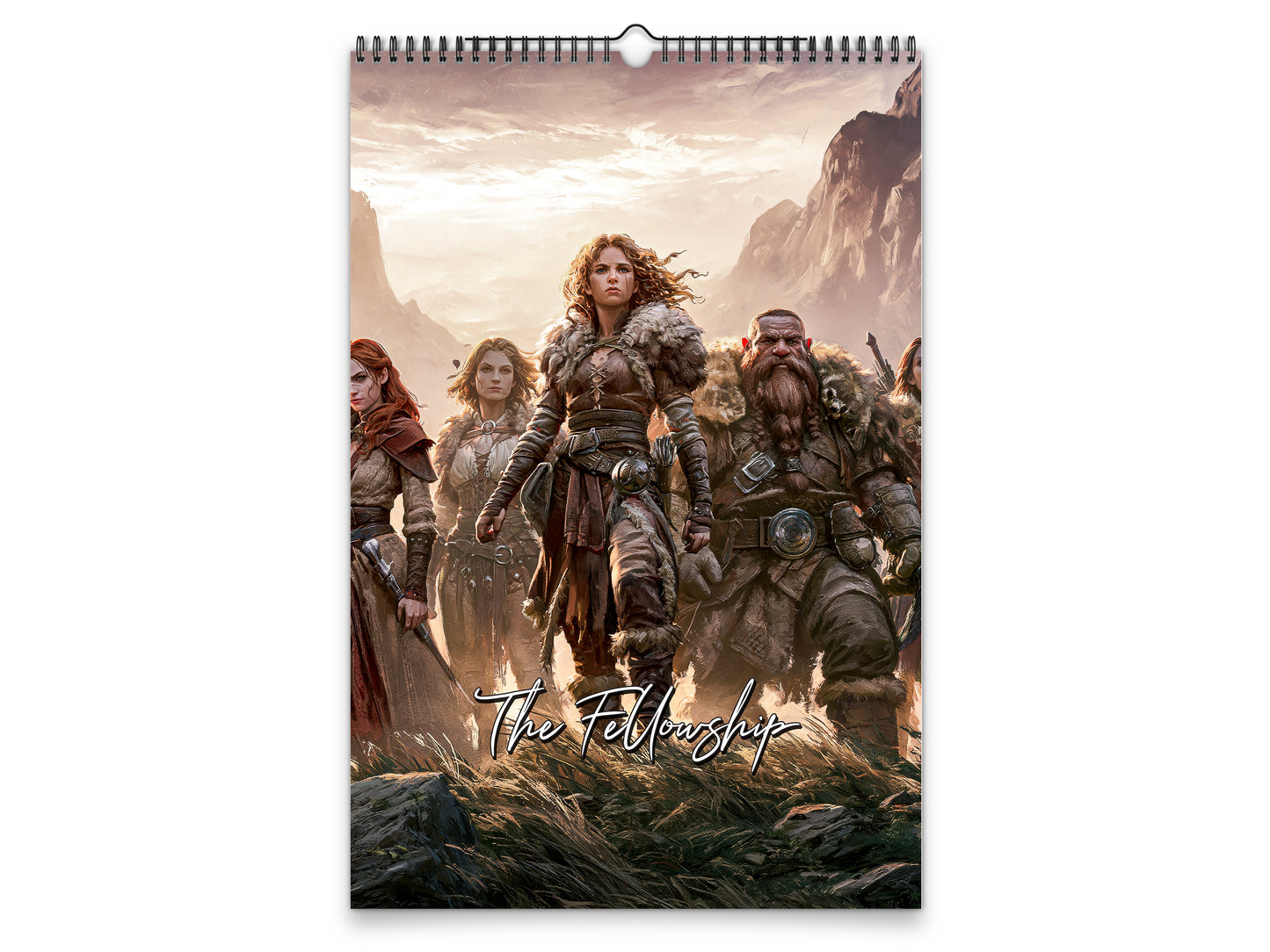 2027 The Fellowship Wall Calendar by Kaleidoscope Artisan – Grand Adventure with Holidays